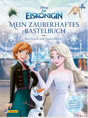 Walt Disney: Disney Die Eiskönigin: Mein zauberhaftes Bastelbuch - Bastelspaß und Ausmalbilder!