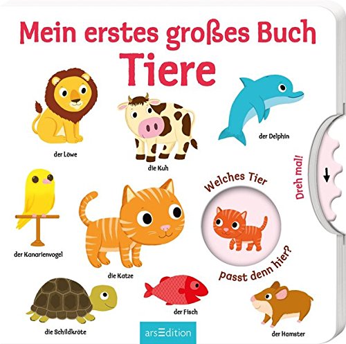 Nathalie Choux: Mein erstes großes Buch - Tiere, mit Drehscheibe