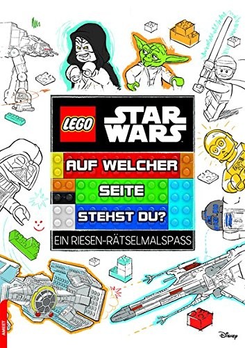 LEGO: LEGO® Star Wars - Auf welcher Seite stehst du? Ein Riesen-Rätselmalspaß