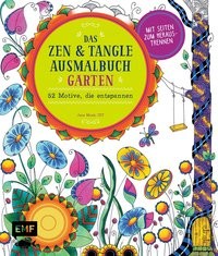 Jane Monk: Das Zen und Tangle Ausmalbuch Garten