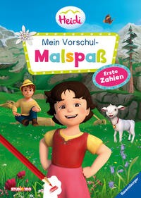 Heidi: Mein Vorschul-Malspaß Erste Zahlen, Kinder-Beschäftigungsbuch