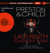 Douglas Preston & Lincoln Child: HÖRBUCH: Labyrinth - Elixier des Todes, 2 MP3-CDs