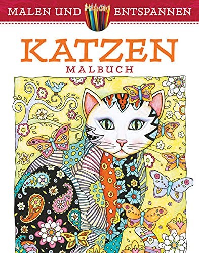 Marjorie Sarnat: Malen und entspannen: Katzen Malbuch