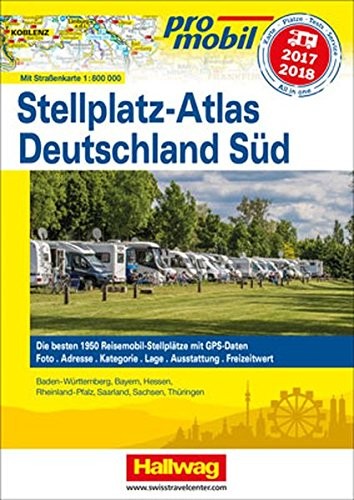 promobil Stellplatz-Atlas Deutschland Süd 2017/18, Reiseführer